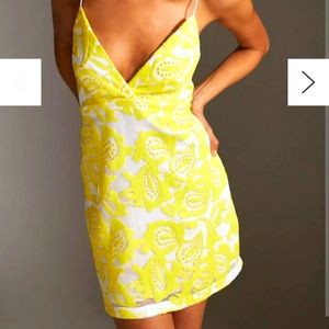 Anthropologie Maeve Strappy Lace Mini Dress